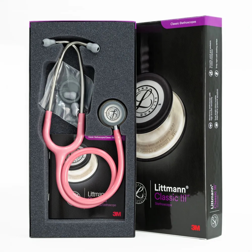 ESTETOSCOPIO LITTMANN CLASIC 3 ROSADO PERLA