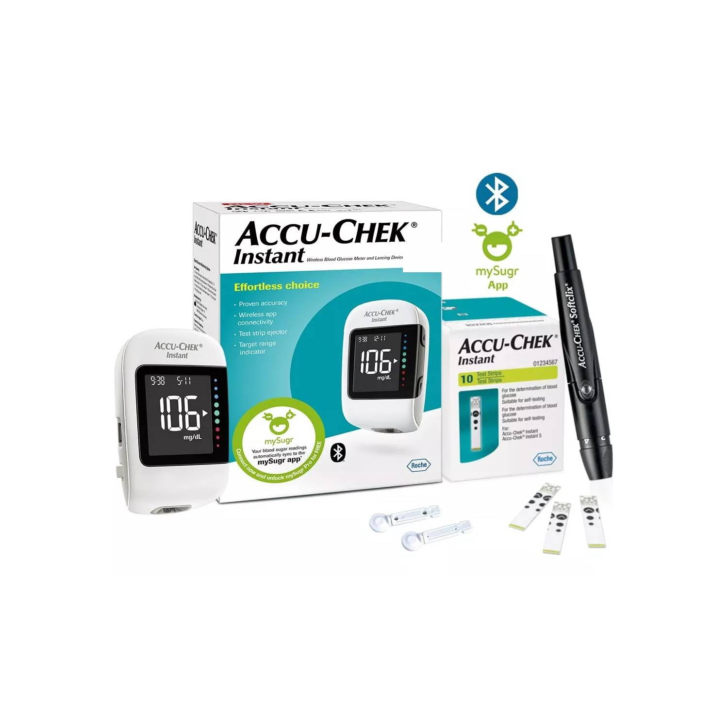 GLUCOMETRO ACCU-CHEK INSTANT